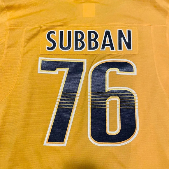 P K Subban Nashville Predators Fanatics Jersey Mens Size XL Stains - Picture 11 of 16